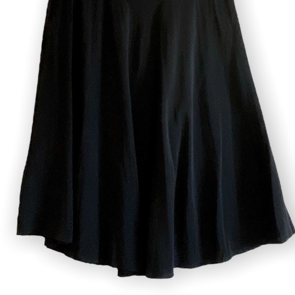 Philosophy de Alberta Ferretti Black Silk Skirt, Size 8 - Picture 7 of 12
